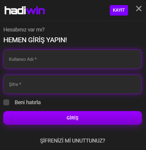 Hadiwin Giriş